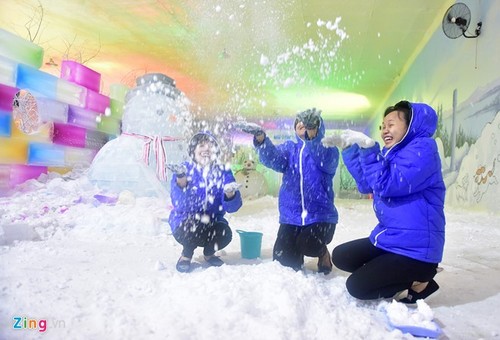 Kids escape heat at Saigon Polar Expo - ảnh 9